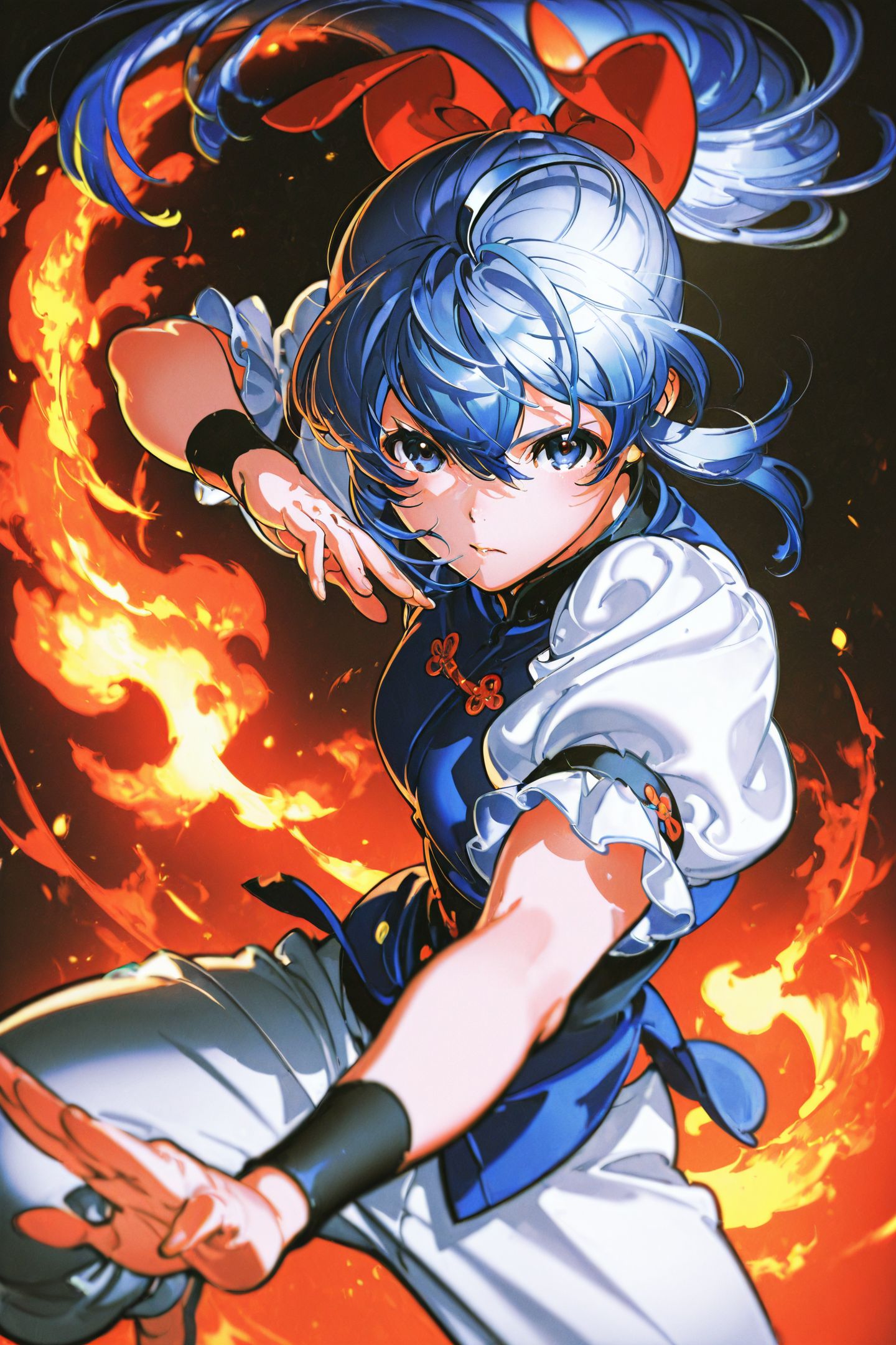 00489-988691235-Yoneyama Mai Style,dark background,multicolored hair,chromatic aberration,Hotaru Futaba,blue hair,solo,blue eyes,1girl,ahoge,bla.jpg